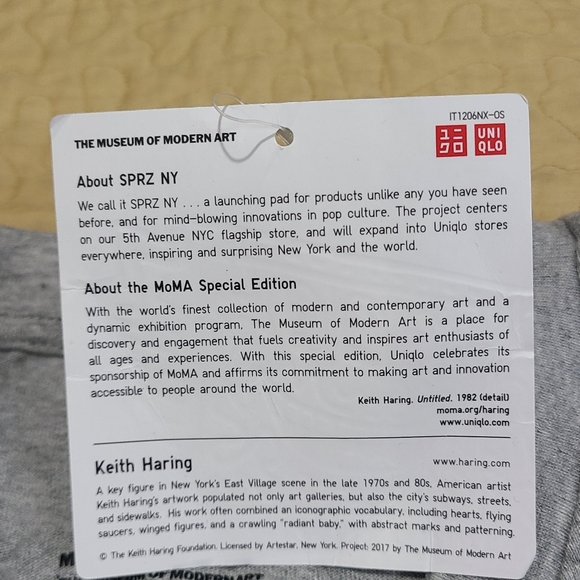 Uniqlo Keith Haring Moma T shirt size L - Picture 6 of 7